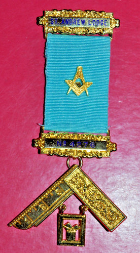 Masonic past master jewel st - master's,