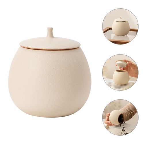 Porcelain tea jar airtight - porcelain,
