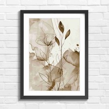 Minimalist Botanical Art Peach