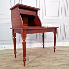 Retro Vintage Wooden Telephone Seat Chair Hall Entrance Table Bedroom Drawer