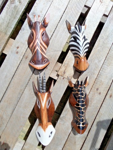Wooden giraffe zebra - wooden,