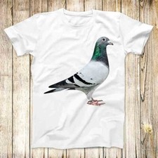 Pigeon Pet Lover Peagon Flower Birds T Shirt Meme Men Women Unisex Top Tee 4743