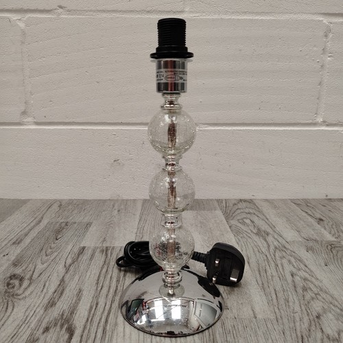 Modern metal table - table, lamp