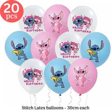 20Pcs Angel & stitch Balloons