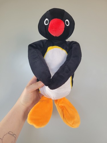 Sun arrow pingu pouch plush - pingu,