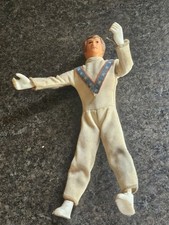 Vintage Evel Knievel Action Figure Bendable Poseable 1972 Toy 7 Inches Stunt
