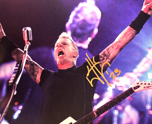 James hetfield signed - hetfield,