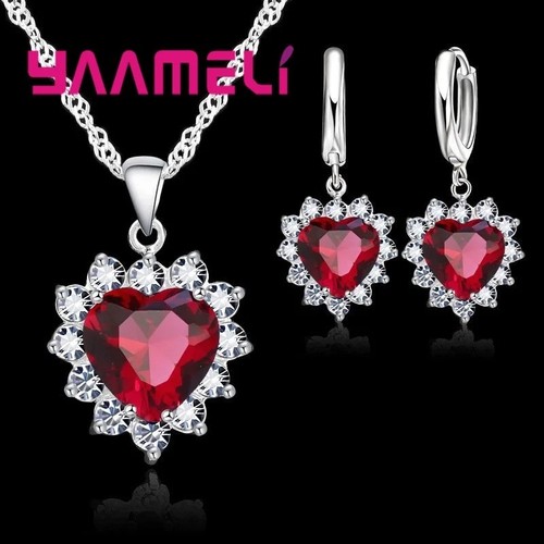 925 sterling silver heart - silver,