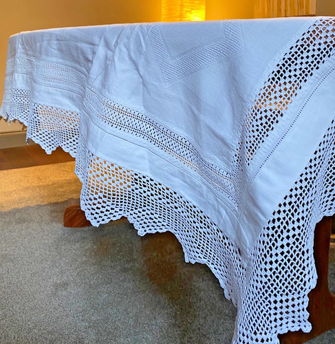 Bespoke handmade cotton - handmade, white