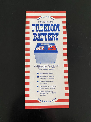 1978 delco freedom battery - 1978, gm