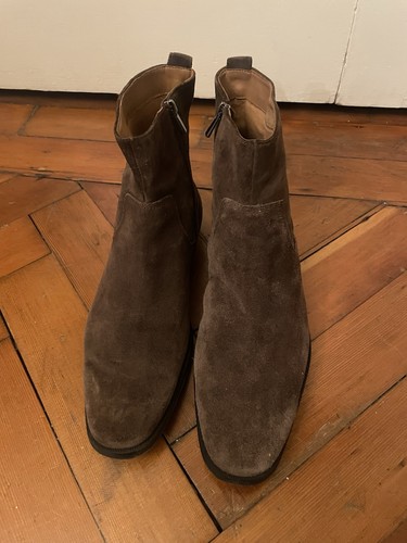 Clarks mens brown - brown, suede