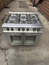 Falcon G3106 Commercial 6 burner Gas cooker+electric Convection Oven,£1500+vat