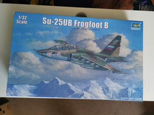1/32 Trumpeter, Su-25UB, Frogfoot plus extras.
