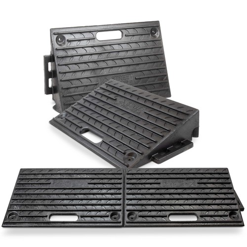 Rubber kerb ramp - rubber,