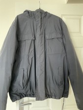 MENS HENRI LLOYD FLEECE LINED BLACK JACKET COAT XL