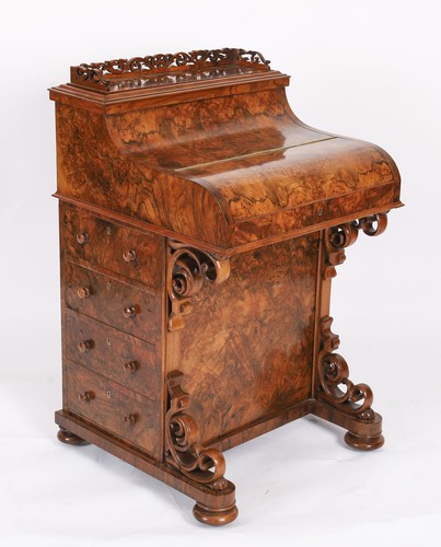 Antique victorian burr walnut - victorian,
