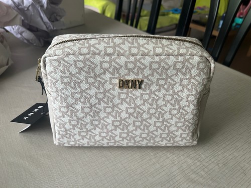 Dkny make bag beige - make, logo