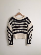 Zara Black and White Striped