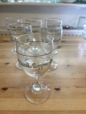 6 Vintage Irish Coffee Glasses