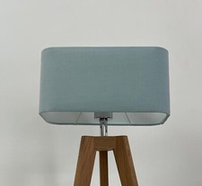 Lampshade Duck Egg Blue Velvet