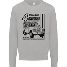 4 Wheel Drive Adventure 4X4 Off Road Mens Sweatshirt Jumper