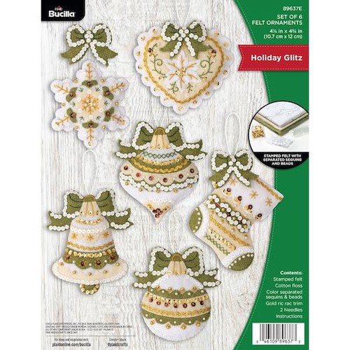 Bucilla felt ornaments - felt,