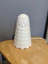 IKEA Owl Table Lamp Night Light In SOLBO Working VGC