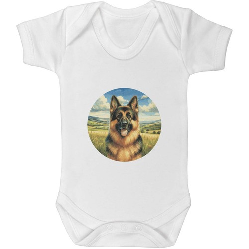 Happy german shepherd - 'happy,