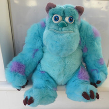 Disney Store Monsters Inc. SULLY Large 19" Soft Plush Cuddly Toy