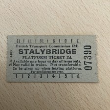 PLATFORM  TICKET.   (