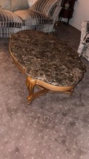 Thomasville Solid Marble Top Coffee Table. Excellent Condition