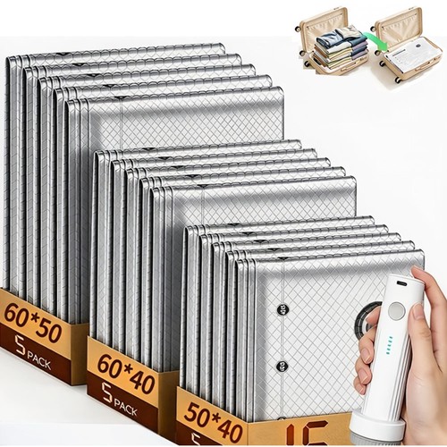 15x vacuum storage bags with - bags,