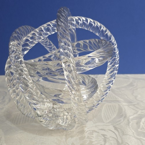 Art glass clear - art, rope
