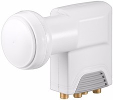 Goobay 4-way Switch LNB; 0.1dB Noise Figure Gold-Plated F-Connectors