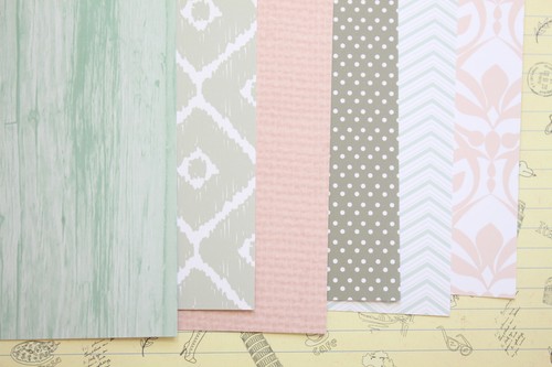 Pink grey mix patterns - pink,