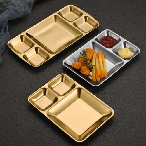 Grids divided dinner tray - 3/5,