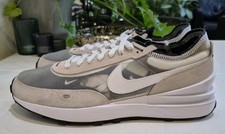 NIKE WAFFLE ONE TRAINERS. MENS SIZE 9 UK. BONE/BLK/WHT.  *2021*
