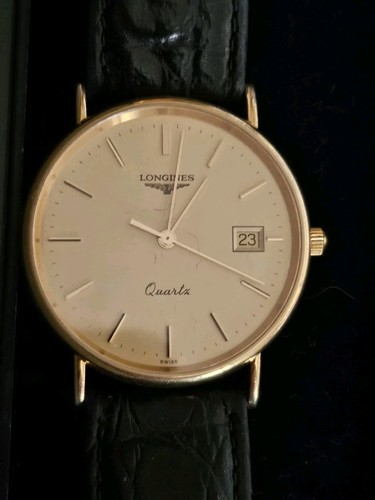 18k solid gold - solid, longines