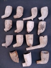 CLAY PIPE BOWLS vintage