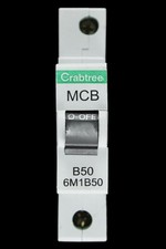 CRABTREE 50 AMP CURVE B 6kA