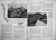 Old Vintage Print Motor Cycle