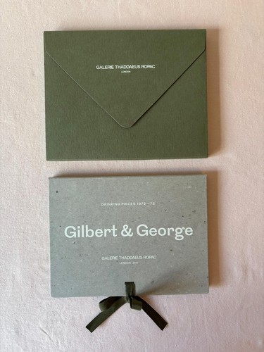Gilbert george drinking - &,
