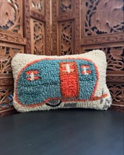 NEW Hand hooked wool camper