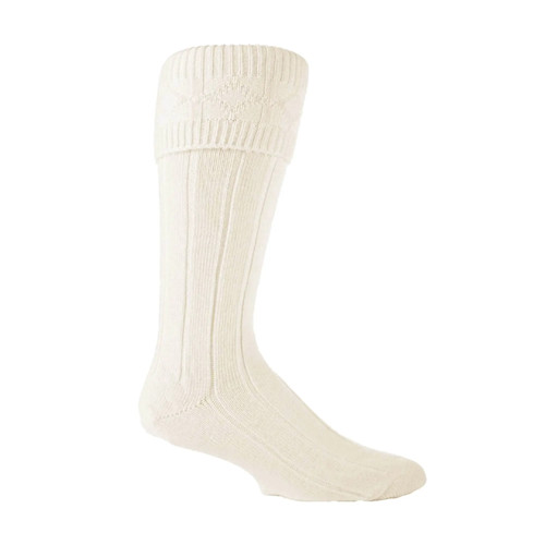 Mens wool long kilt socks - wool,