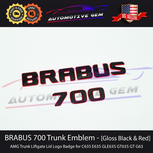 Brabus 700 emblem gloss - emblem, black
