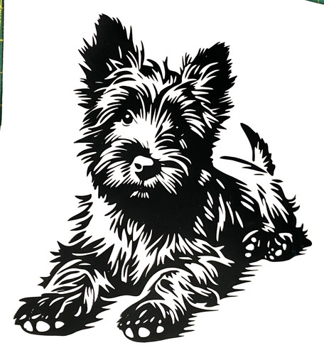Cairn terrier dog decal - dog,
