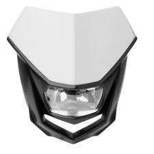 White MX Supermoto Enduro Headlight fits Honda CRM250 RK RM