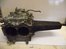 Johnson/Evinrude OMC outboard motor Block/crankcases later 25 HP 1985 on. Used.