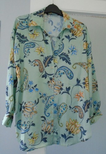 Zara ladies green patterned - zara,
