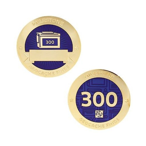 Milestone geocoin and tag - milestone,